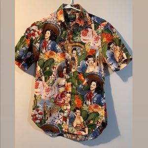 Pop art gitman bros shirt